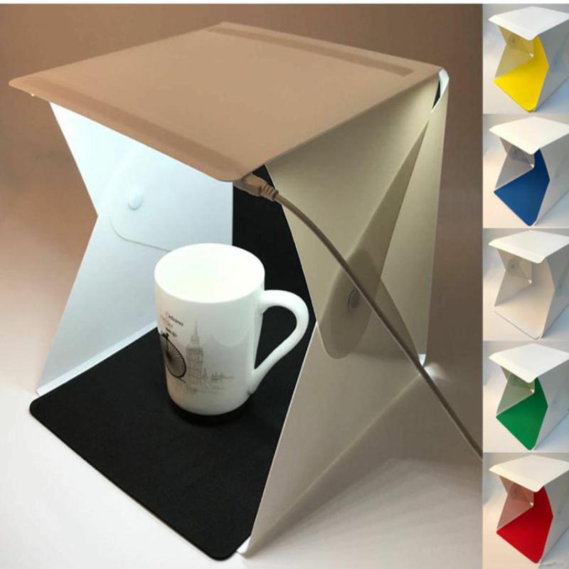Photography Lighting Tent - صندوق إضاءة LED محمول للاستوديو الفوتوغرافي،