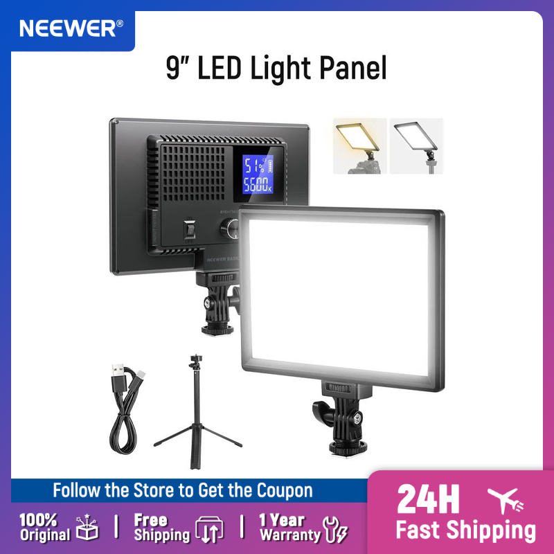 Photography Lighting Basics - لوحة إضاءة LED من NEEWER Basics