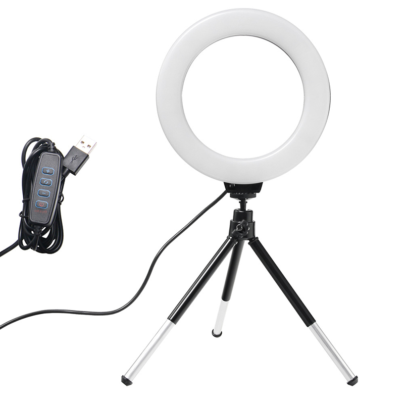 Photography Lighting Tent - 6 بوصة حلقة الضوء مع ترايبود