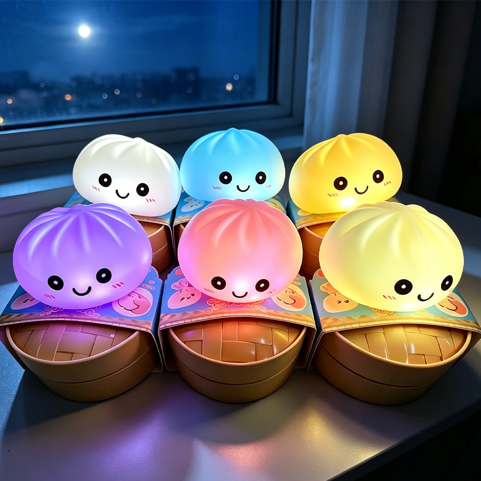 Photography Lighting For Food - ضوء ليلي LED على شكل خبز،