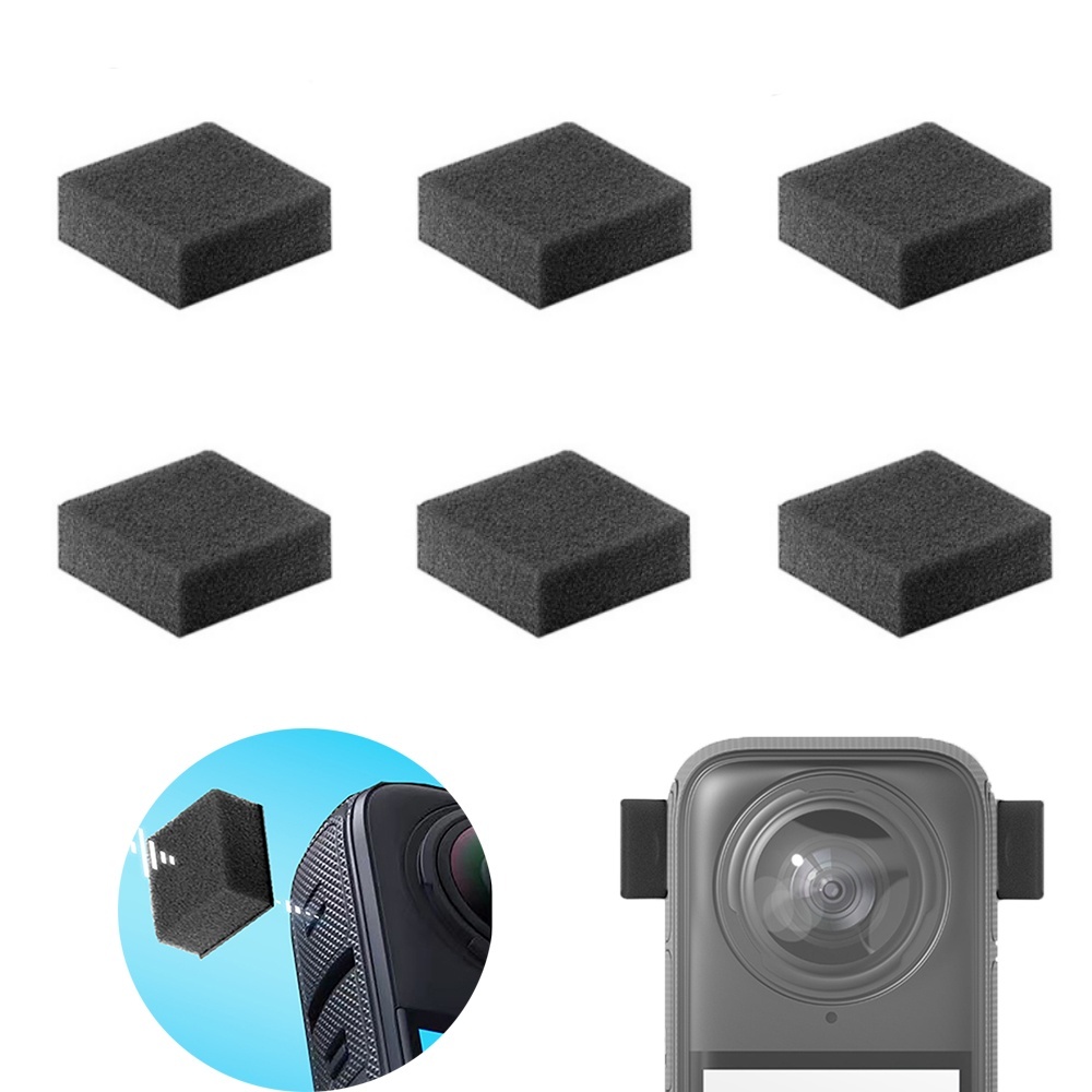 Insta360 Camera X4 - 6 قطعة الزجاج الأمامي ل Insta360