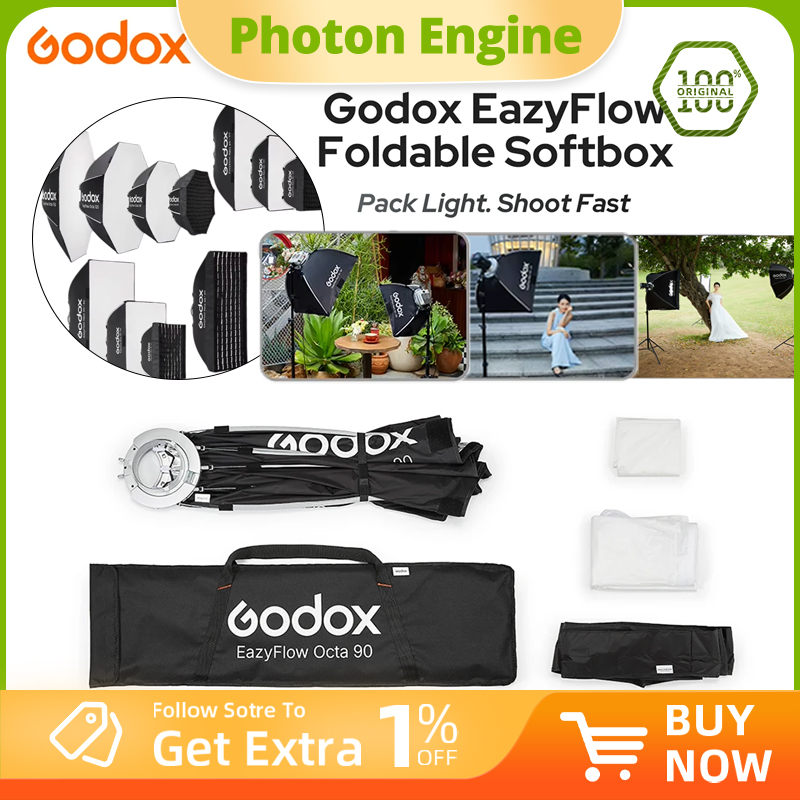 Photography Lighting Softbox - صندوق إضاءة قابل للطي من سلسلة