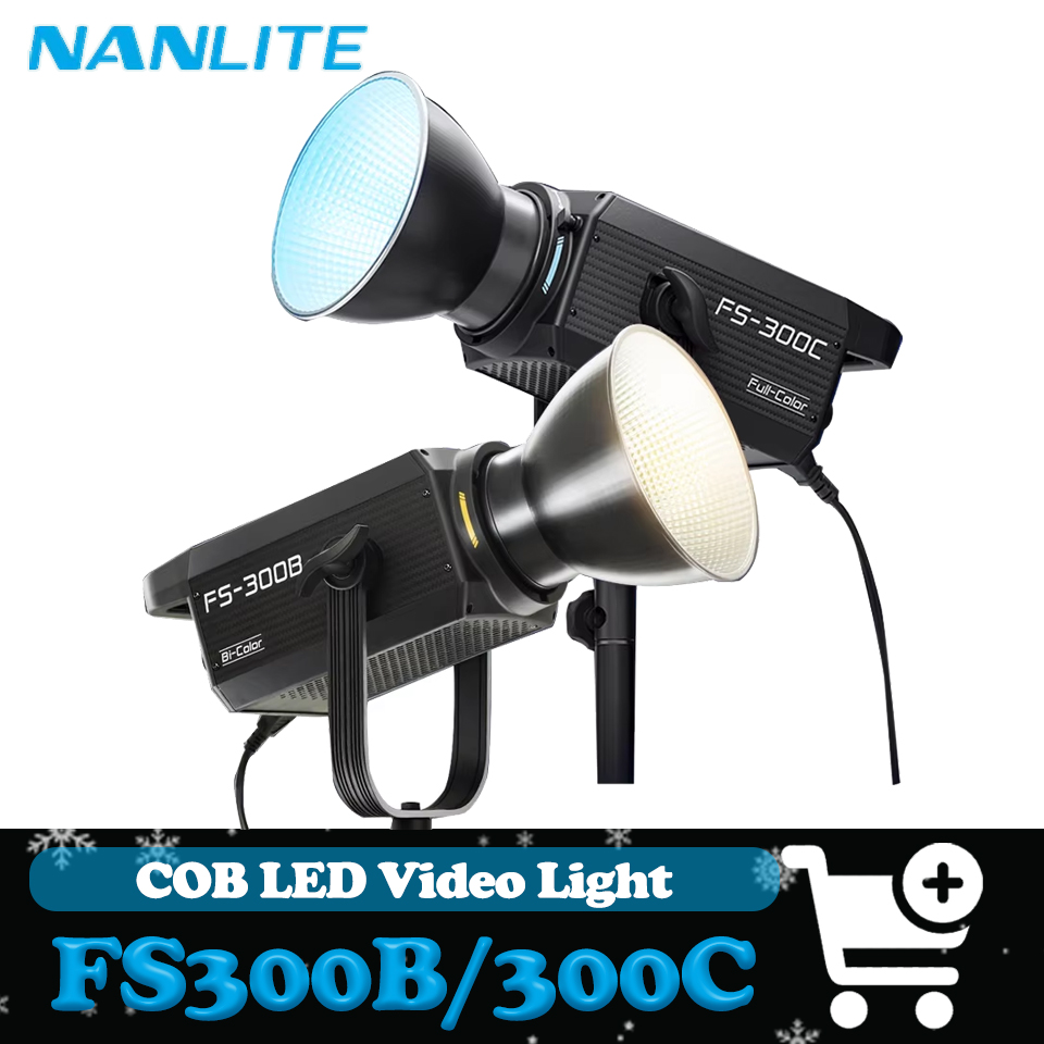 Photography Lighting Styles - Nanlite FS-300C FS-300B ضوء الفيديو 2700K