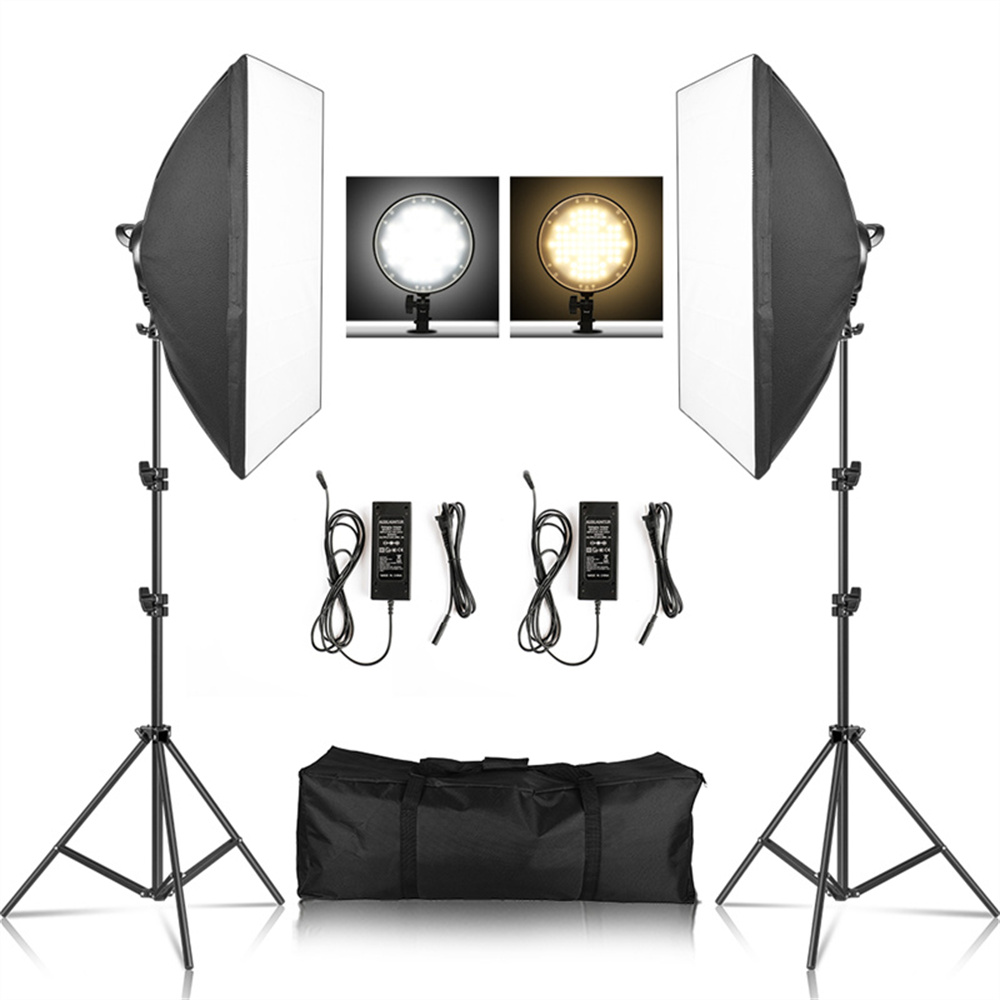 Photography Lighting Softbox - سوفت بوكس ضوء التصوير عدة صور