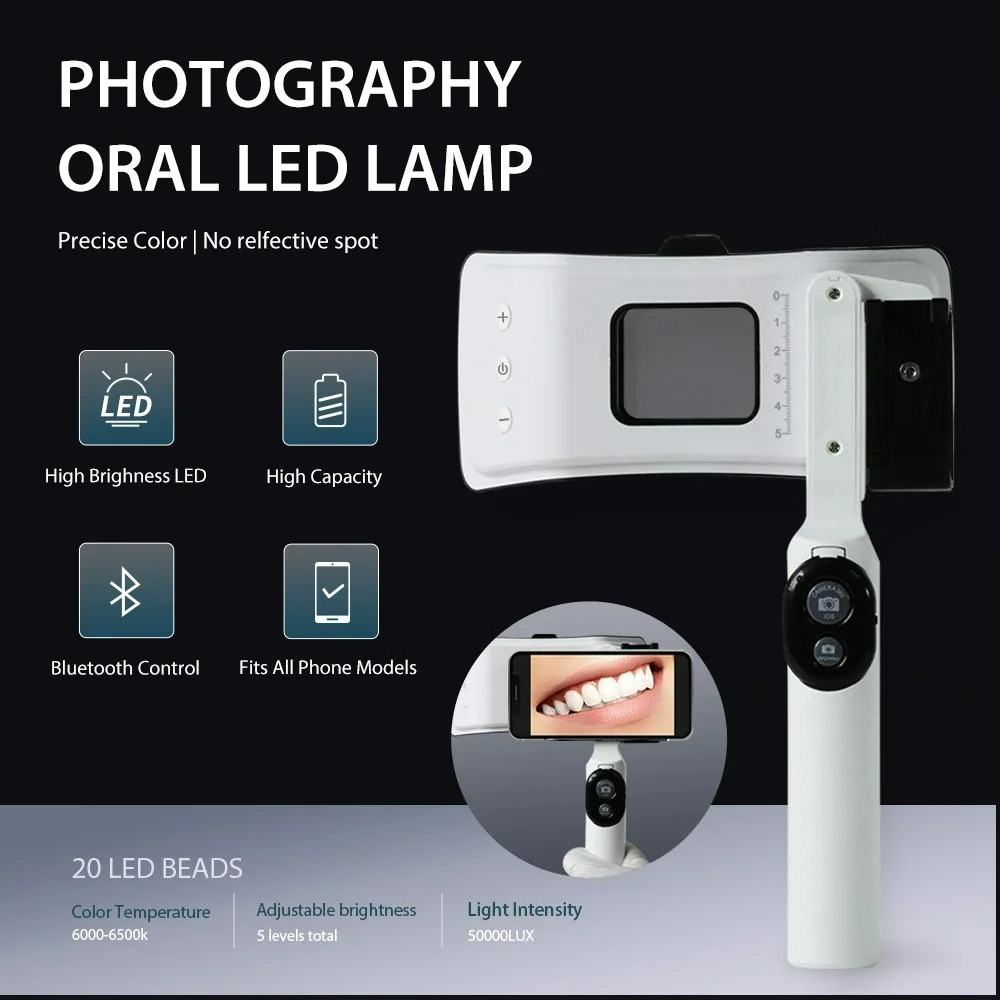 ضوء تصوير الأسنان للهاتف مع تق - مراجعة Photography Lighting Accessories وسعره