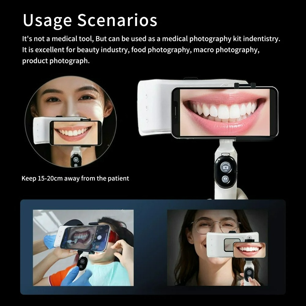 ضوء تصوير الأسنان للهاتف مع تق - مراجعة Photography Lighting Accessories وسعره