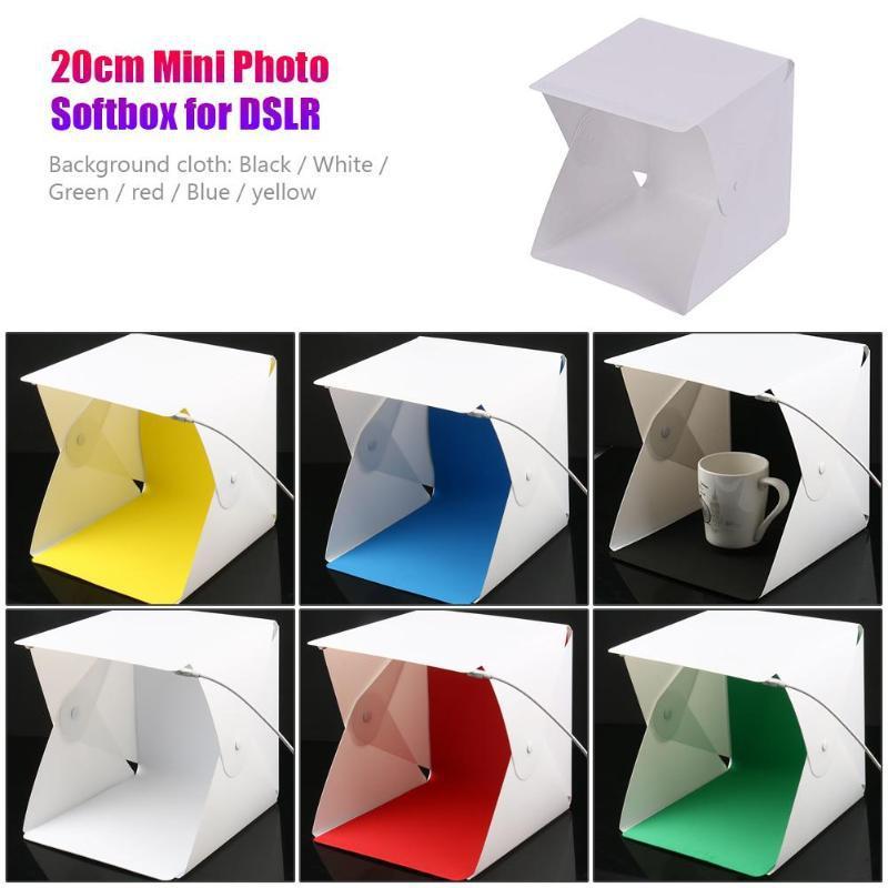 صندوق إضاءة LED محمول للاستودي - مراجعة Photography Lighting Tent وسعره