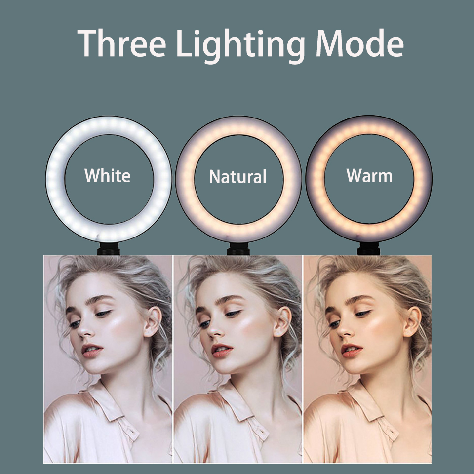 6 بوصة حلقة الضوء مع ترايبود L - مراجعة Photography Lighting Tent وسعره