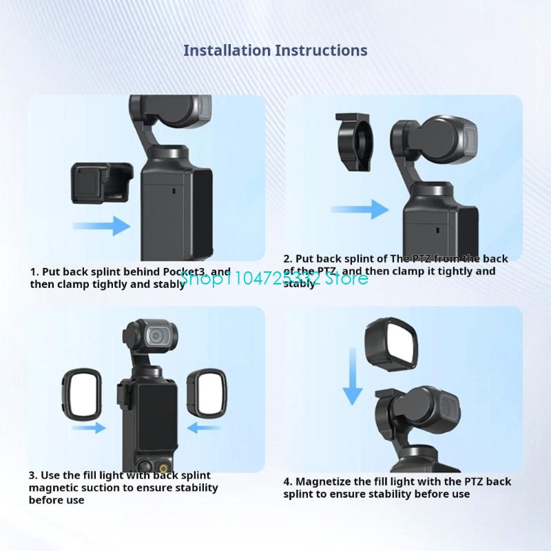 P5EA ضوء سيلفي مغناطيسي 3 أوضا - مراجعة Photography Lighting Reference وسعره