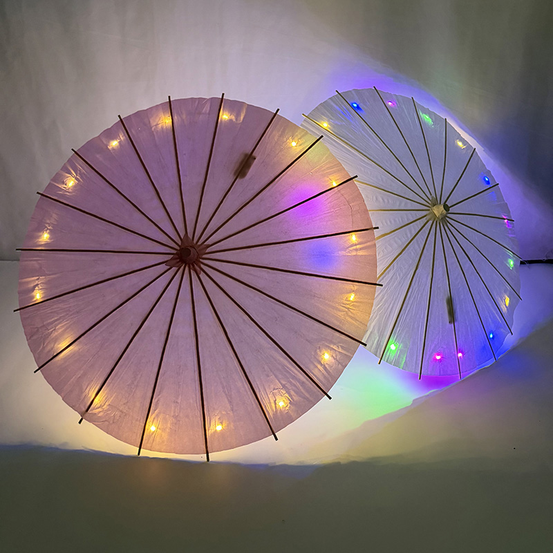 مظلة ورقية مضيئة بتقنية LED بت - مراجعة Diy Photography Lighting Umbrella وسعره