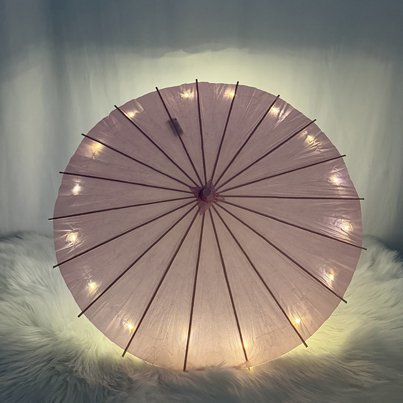 مظلة ورقية مضيئة بتقنية LED بت - مراجعة Diy Photography Lighting Umbrella وسعره