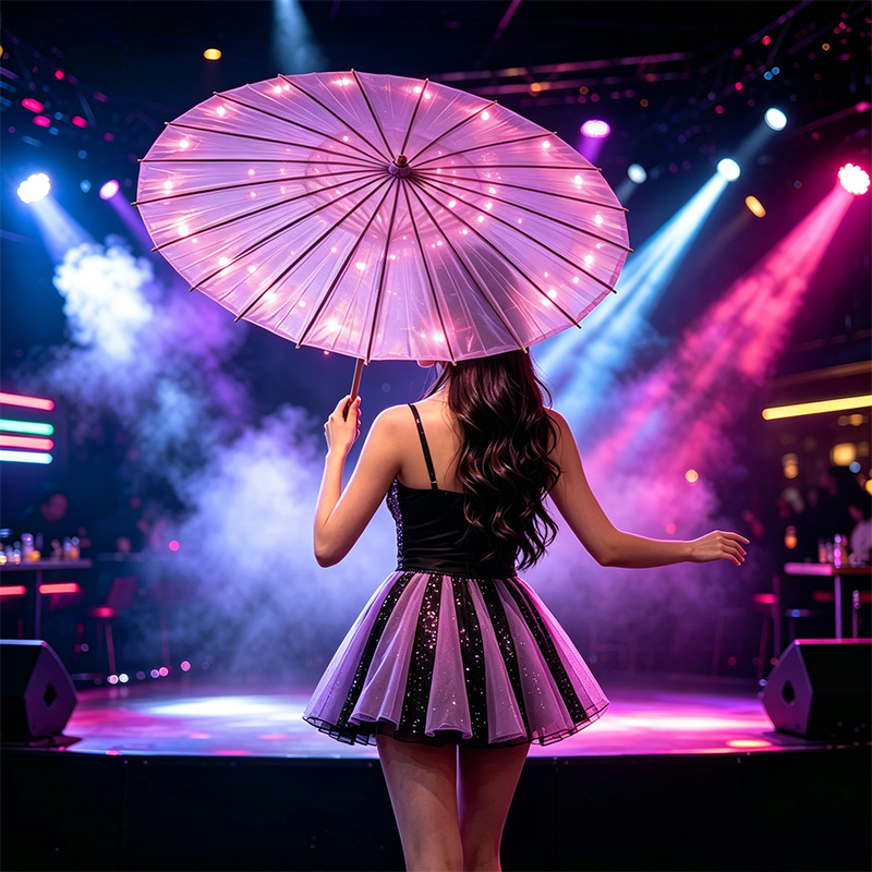 مظلة ورقية مضيئة بتقنية LED بت - مراجعة Diy Photography Lighting Umbrella وسعره