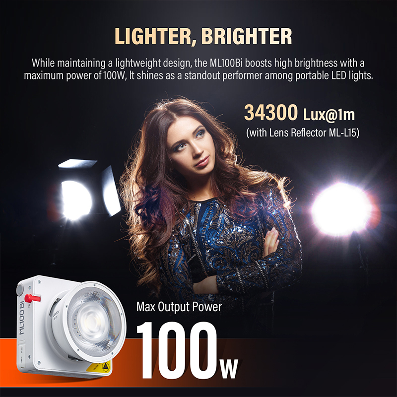 Godox ML100Bi/ML100R ثنائي الل - مراجعة Photography Lighting Styles وسعره