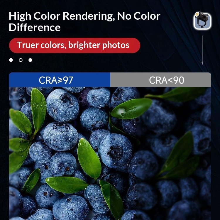 ضوء فيديو LED احترافي بقوة 500 - مراجعة Photography Lighting For Food وسعره