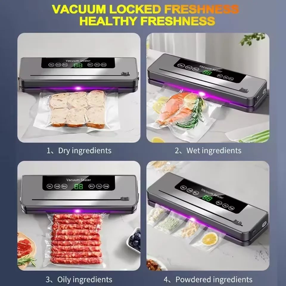 ماكينة ختم الفراغ مع 10 أكياس  - مراجعة Photography Lighting For Food وسعره
