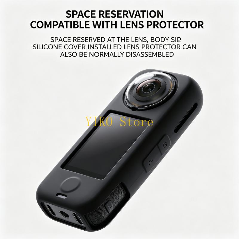 K32C قسط غطاء حماية من السيليك - مراجعة Insta360 Camera X4 وسعره
