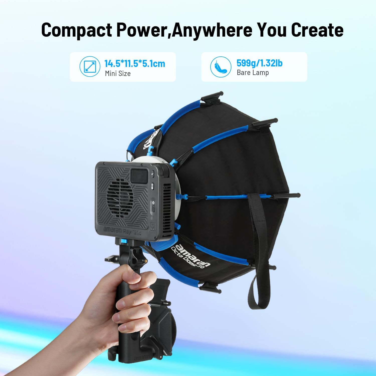 ضوء فيديو LED RGB بقوة 120 واط - مراجعة Photography Lighting Softbox وسعره