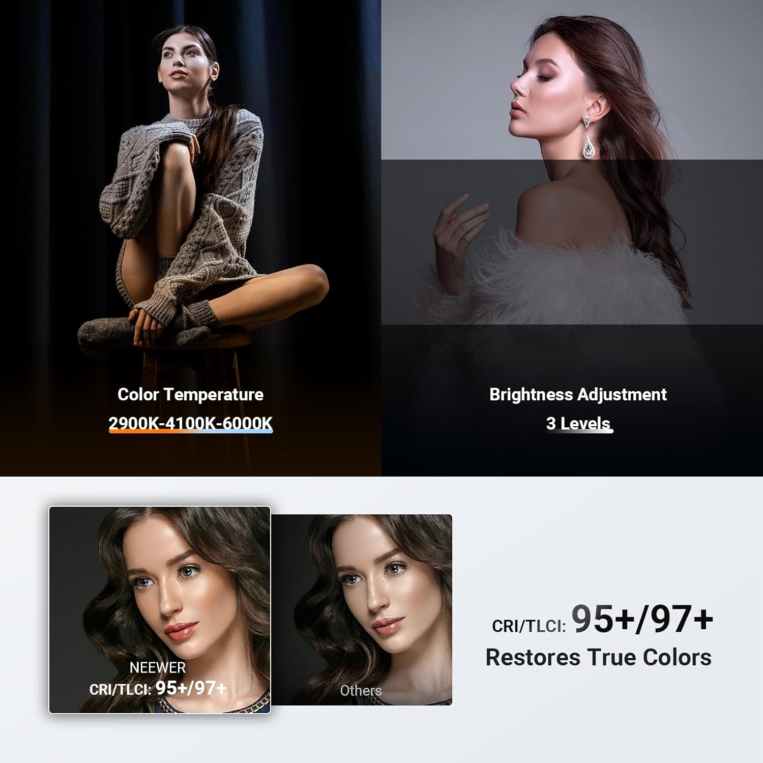 إضاءة حلقية أساسية من NEEWER ب - مراجعة Photography Lighting Tent وسعره
