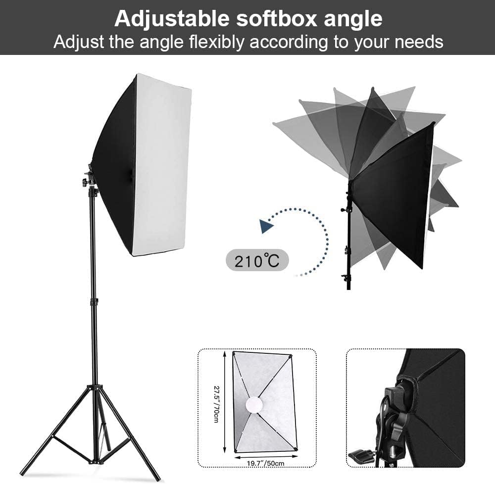 مجموعة إضاءة سوفت بوكس للتصوير - مراجعة Photography Lighting Products وسعره