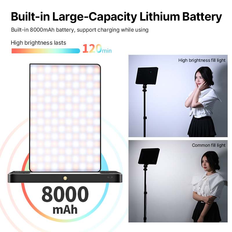 Ulanzi LT003 15W RGB Video Lig - مراجعة Photography Lighting Styles وسعره