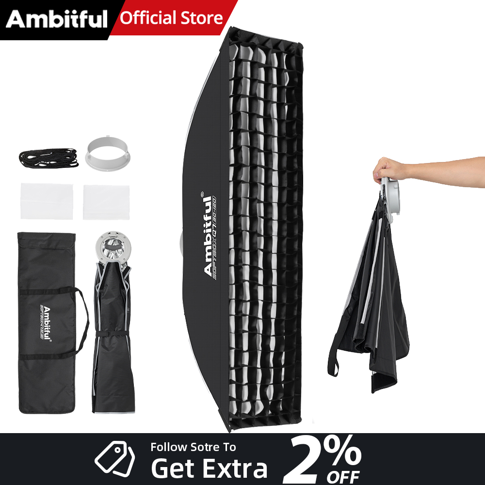 صندوق إضاءة مربع AMBITFUL Q7-I - مراجعة Photography Lighting Softbox وسعره