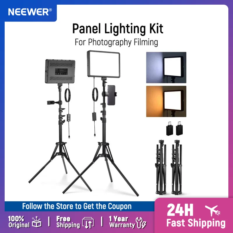 مجموعة إضاءة لوحة إضاءة الفيدي - مراجعة Photography Lighting Basics وسعره