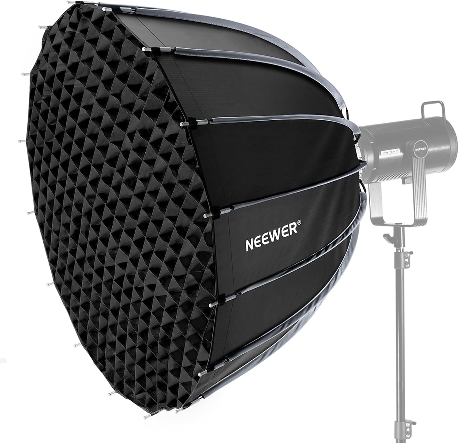 صندوق إضاءة بارابولي مع قاعدة  - مراجعة Photography Lighting Softbox وسعره