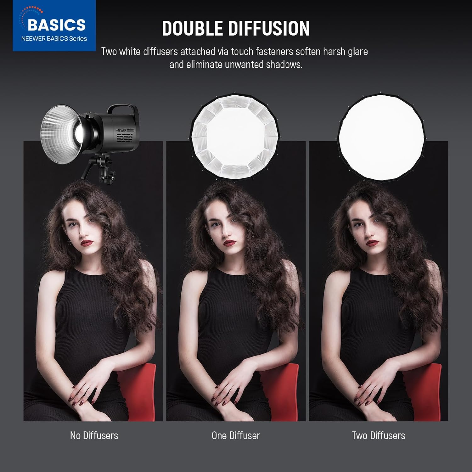 صندوق إضاءة بارابولي مع قاعدة  - مراجعة Photography Lighting Softbox وسعره