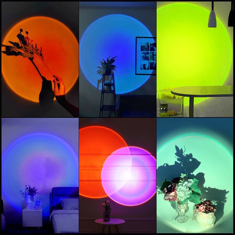ZK40 LED مصباح غروب الشمس أضوا - مراجعة Photography Lighting Wall وسعره