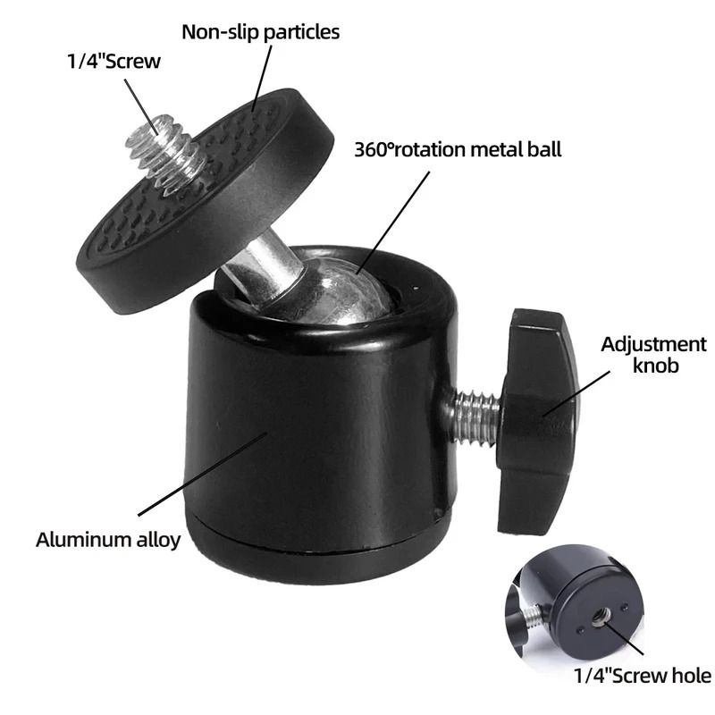 رأس كروي للكاميرا مع قاعدة تثب - مراجعة Photography Lighting Products وسعره